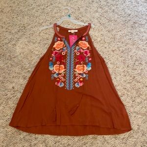 Andree by Unit floral halter blouse NWT Size M